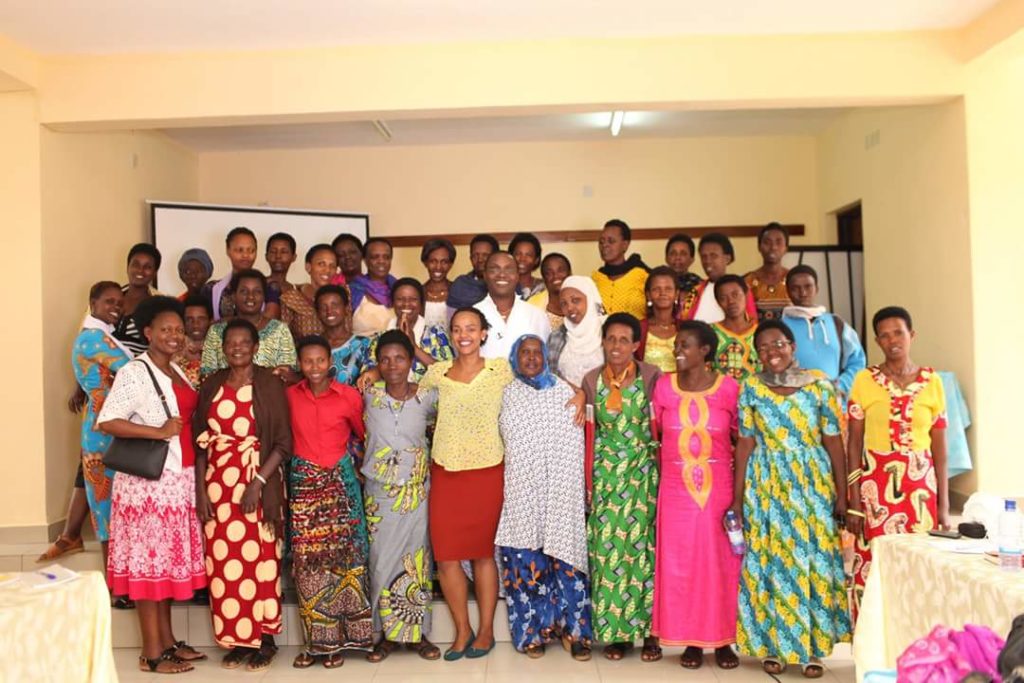 Women survivors gathered in Rwanda at a women survivors retreat
