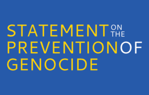 Statement on the Prevention of Genocide